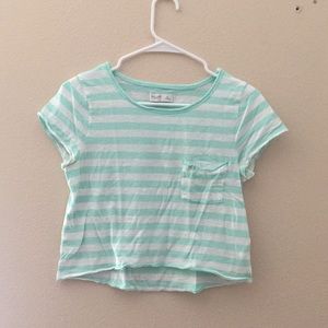 Striped crop top
